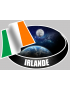 IRLANDE (10x14cm) - Sticker/autocollant