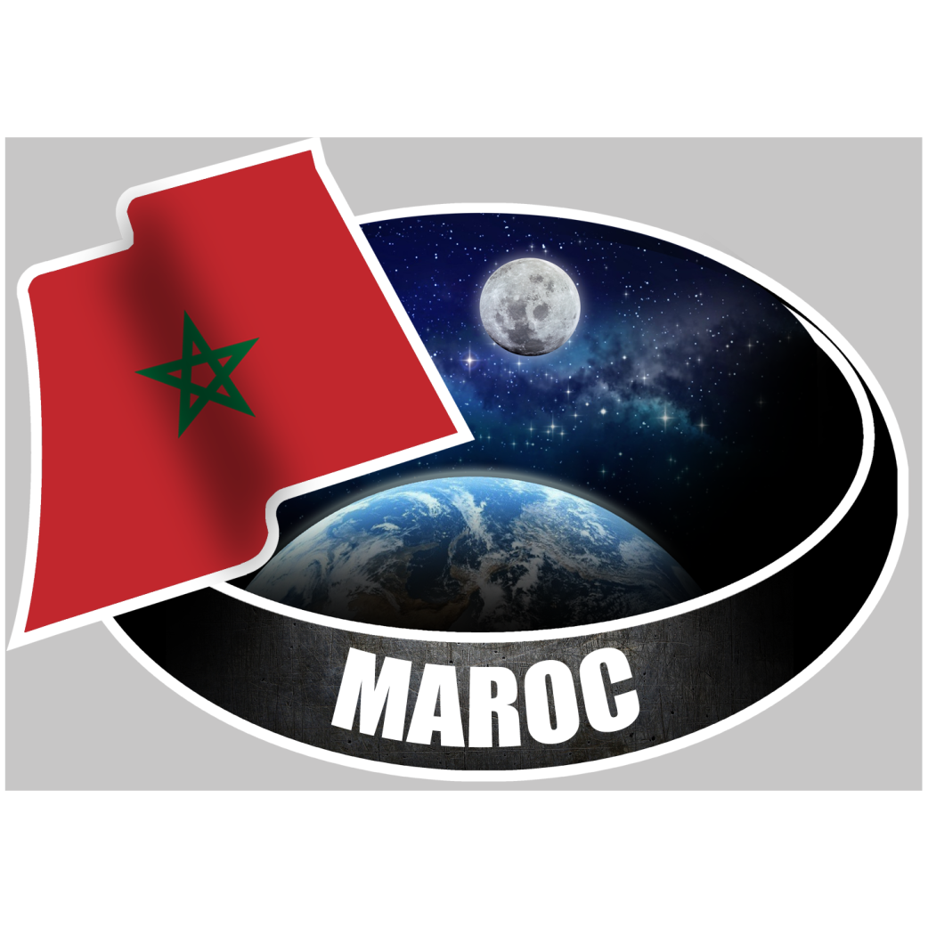 MAROC (10x14cm) - Sticker/autocollant
