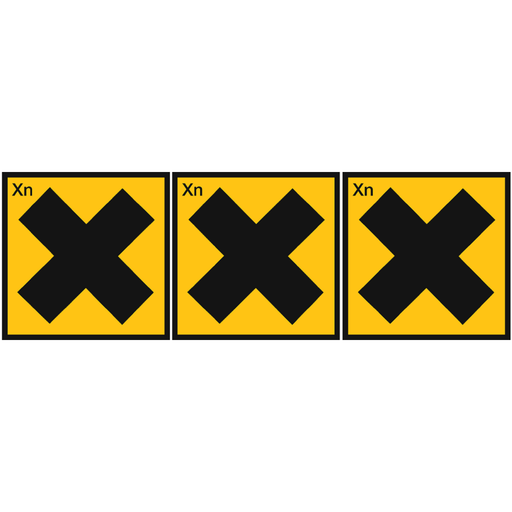 Nocif (3 fois 5x5cm) - Sticker/autocollant