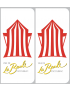 immatriculation La Baule Escoublac (2 logos 10,2x4,6cm) - Sticker/autocollant