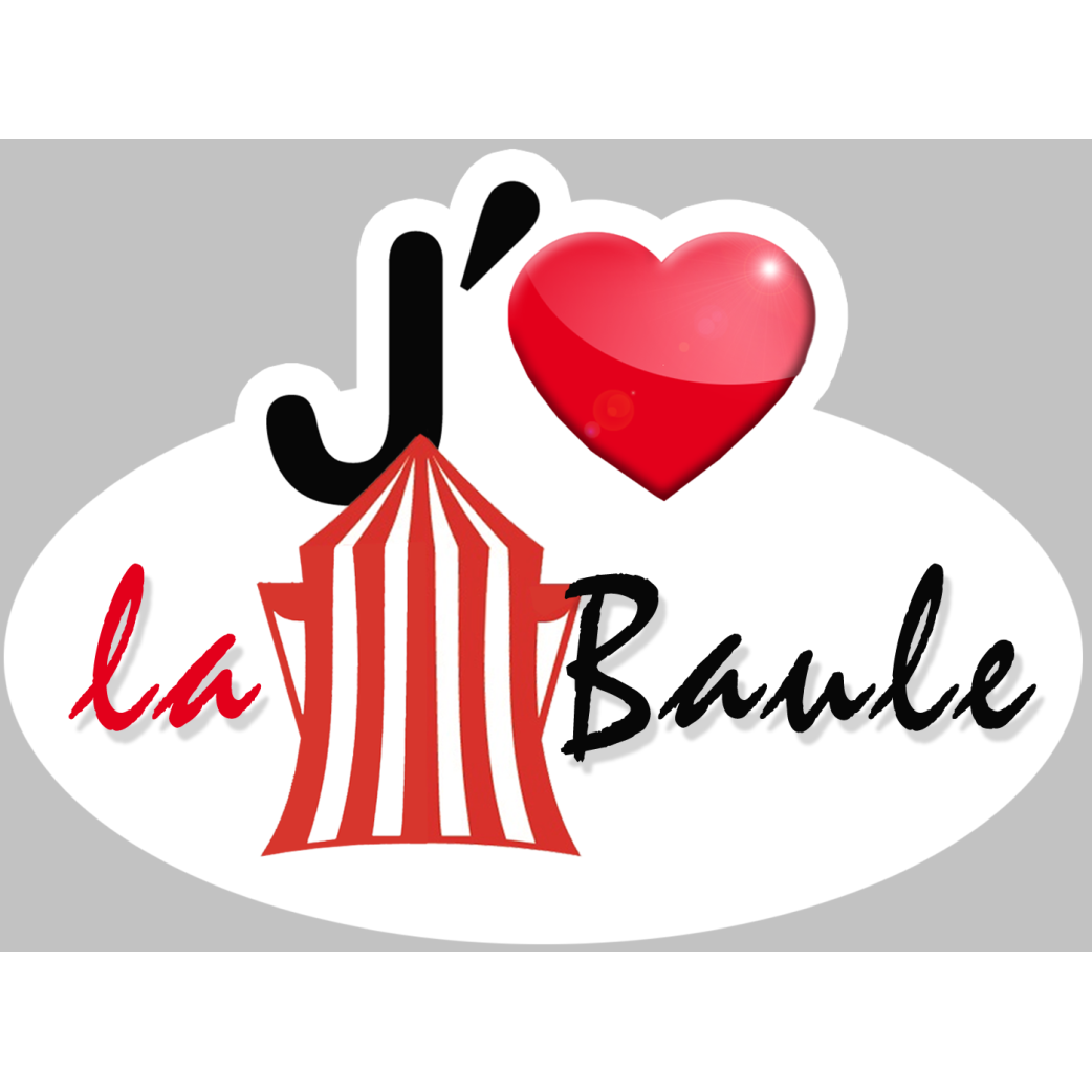 j'aime la Baule (15x11cm) - Sticker/autocollant