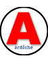 A 07 L'Ardèche - 15cm - Sticker/autocollant