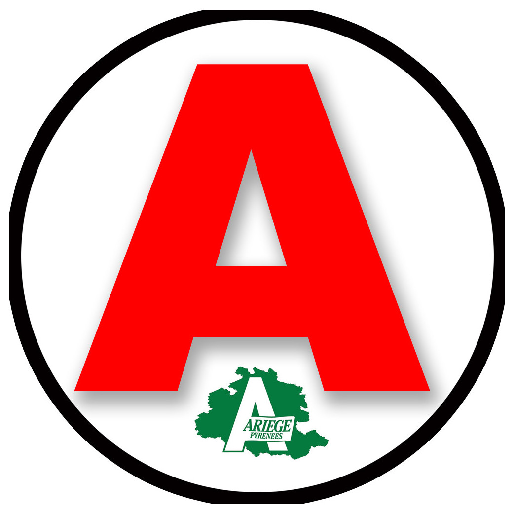 A 09 L'Ariège - 15cm - Sticker/autocollant