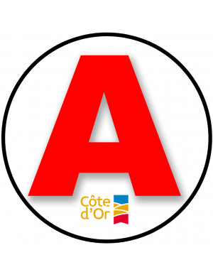 A 21 La Côte-d'Or - 15cm - Sticker/autocollant