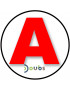 A 25 Le Doubs - 15cm - Sticker/autocollant