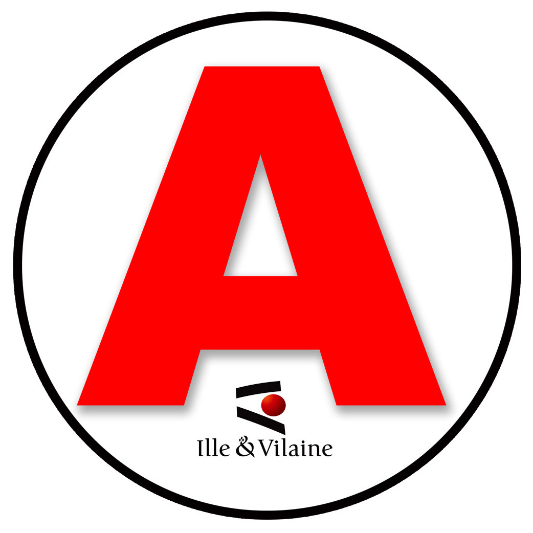 A 35 L'Ille & Vilaine - 15cm - Sticker/autocollant