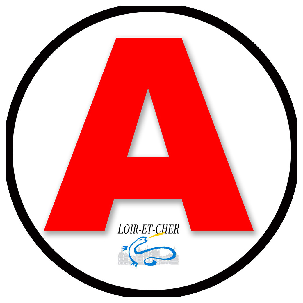 A 41 Le Loir et Cher - 15cm - Sticker/autocollant