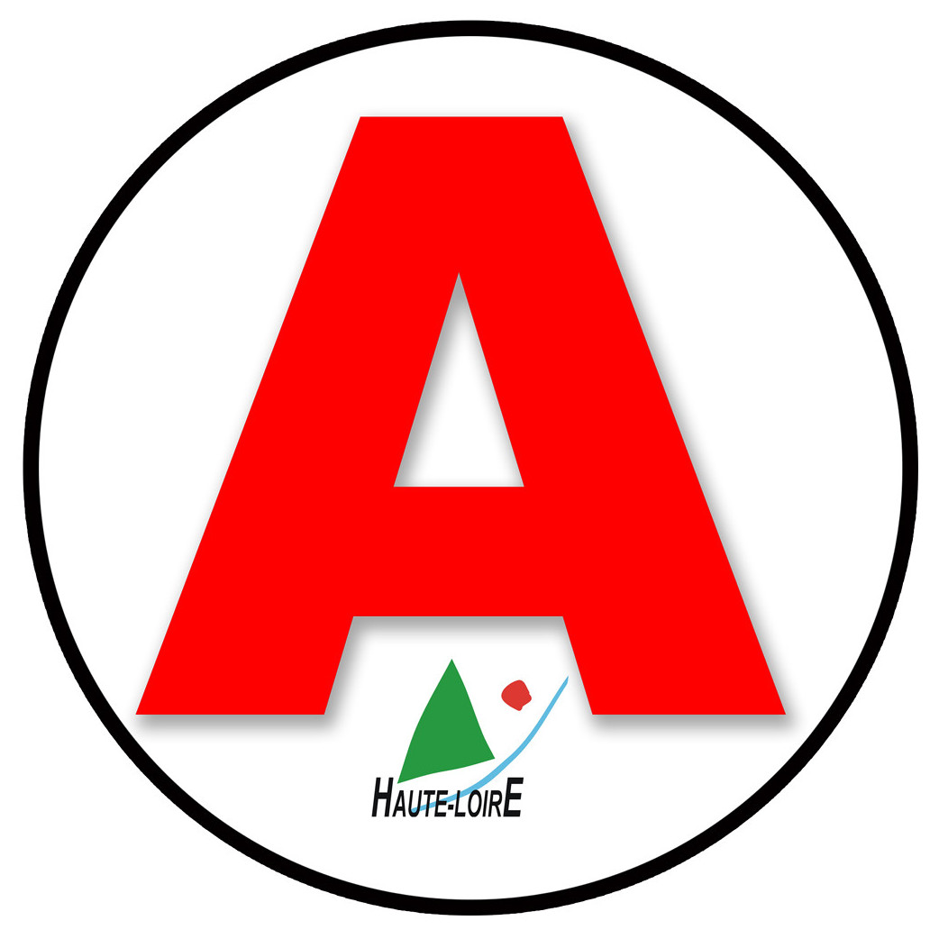 A 43 La Haute Loire - 15cm - Sticker/autocollant