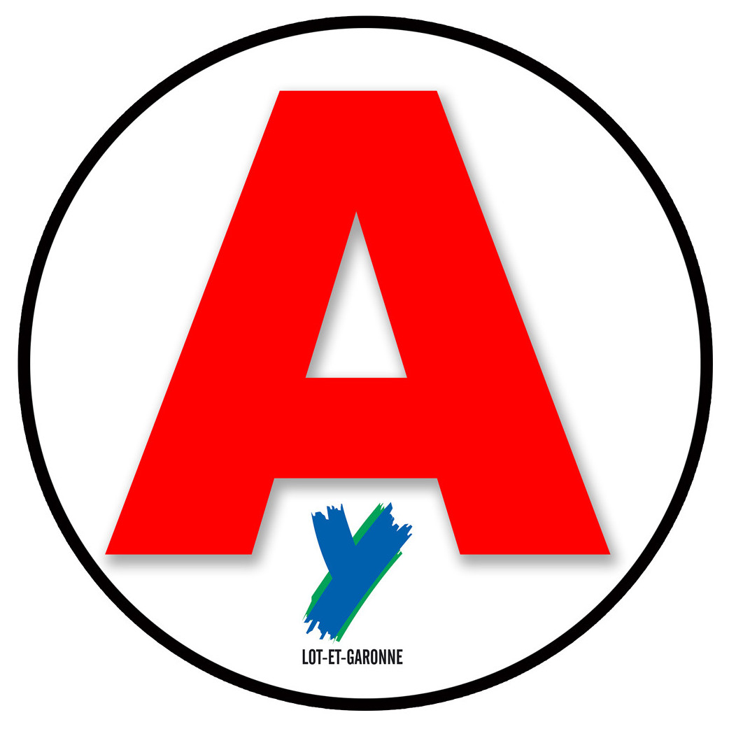 A 47 Le Lot et Garonne - 15cm - Sticker/autocollant