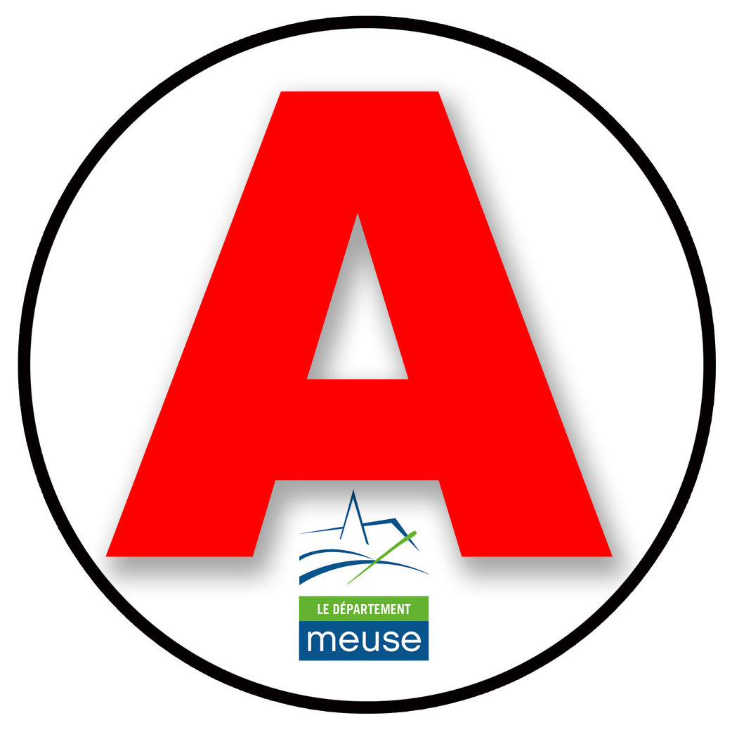 A 55 La Meuse - 15cm - Sticker/autocollant