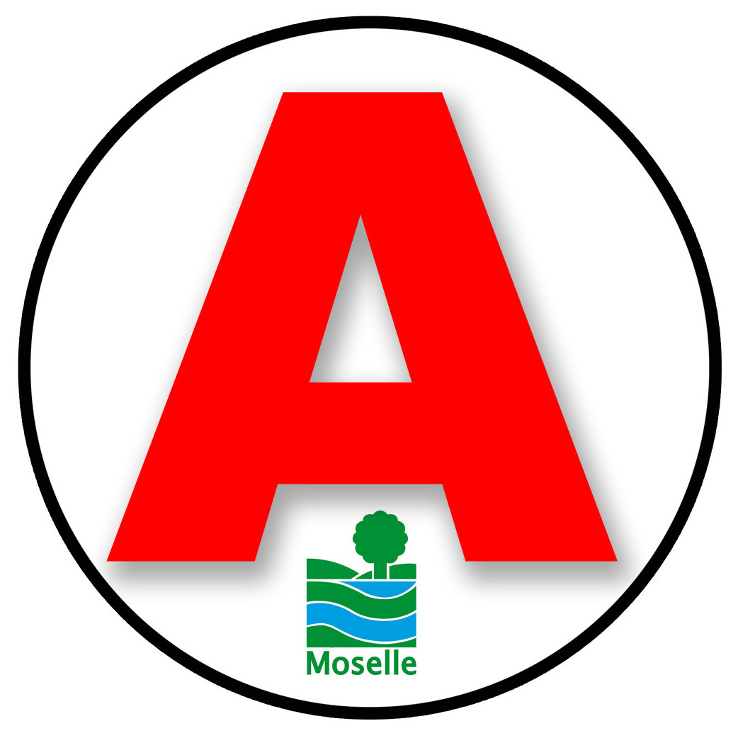 A 57 La Moselle - 15cm - Sticker/autocollant