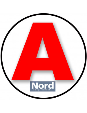 A 59 Le Nord - 15cm - Sticker/autocollant