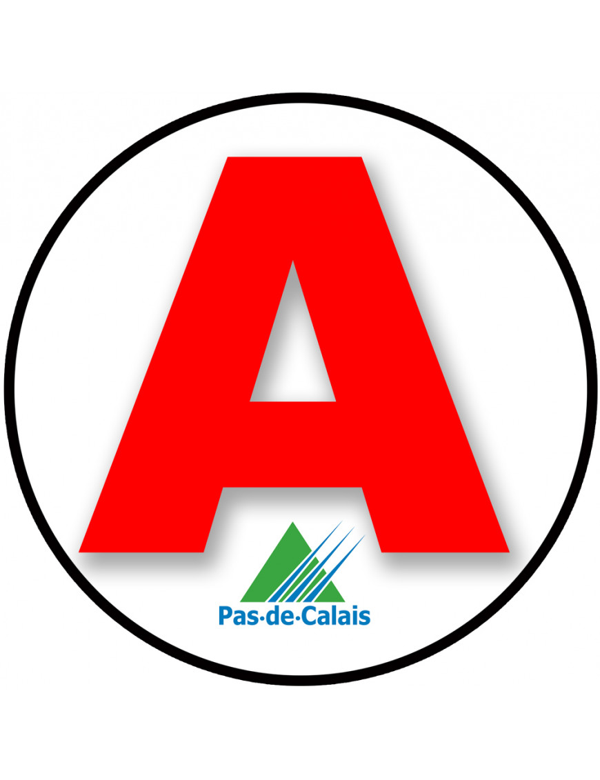 A 62 Le Pas de calais - 15cm - Sticker/autocollant