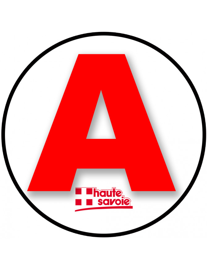 A 74 La Haute Savoie - 15cm - Sticker/autocollant