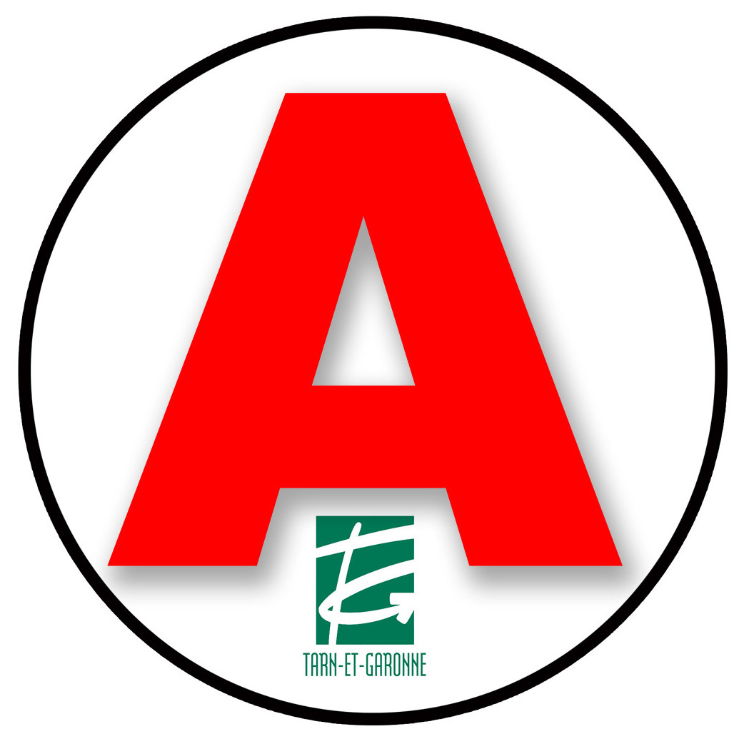 A 82 Le Tarn et Garonne - 15cm - Sticker/autocollant