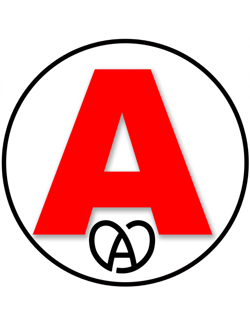 A Alsace logo noir - 15cm - Sticker/autocollant A Alsace logo noir - 15cm - Sticker/autocollant