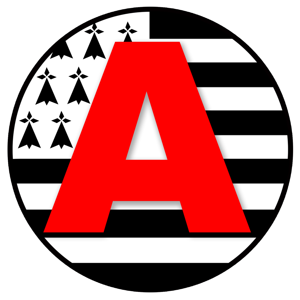 A drapeau breton - 15cm - Sticker/autocollant