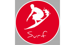 Surf-riding - 20cm - Sticker/autocollant