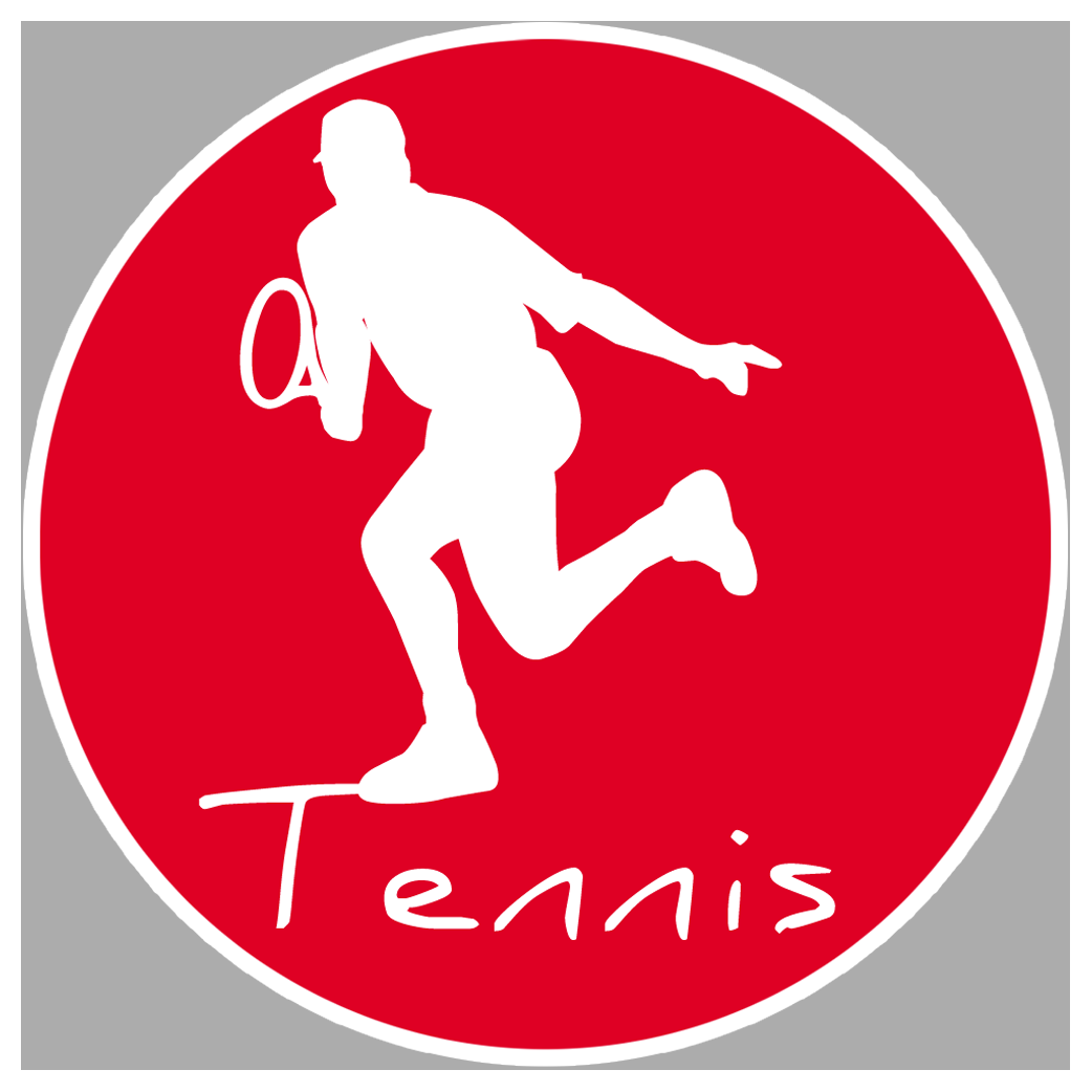 Tennis - 5cm - Sticker/autocollant