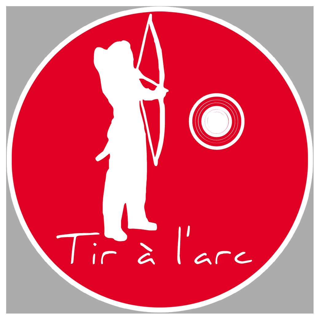 Tir à l'arc - 20cm - Sticker/autocollant
