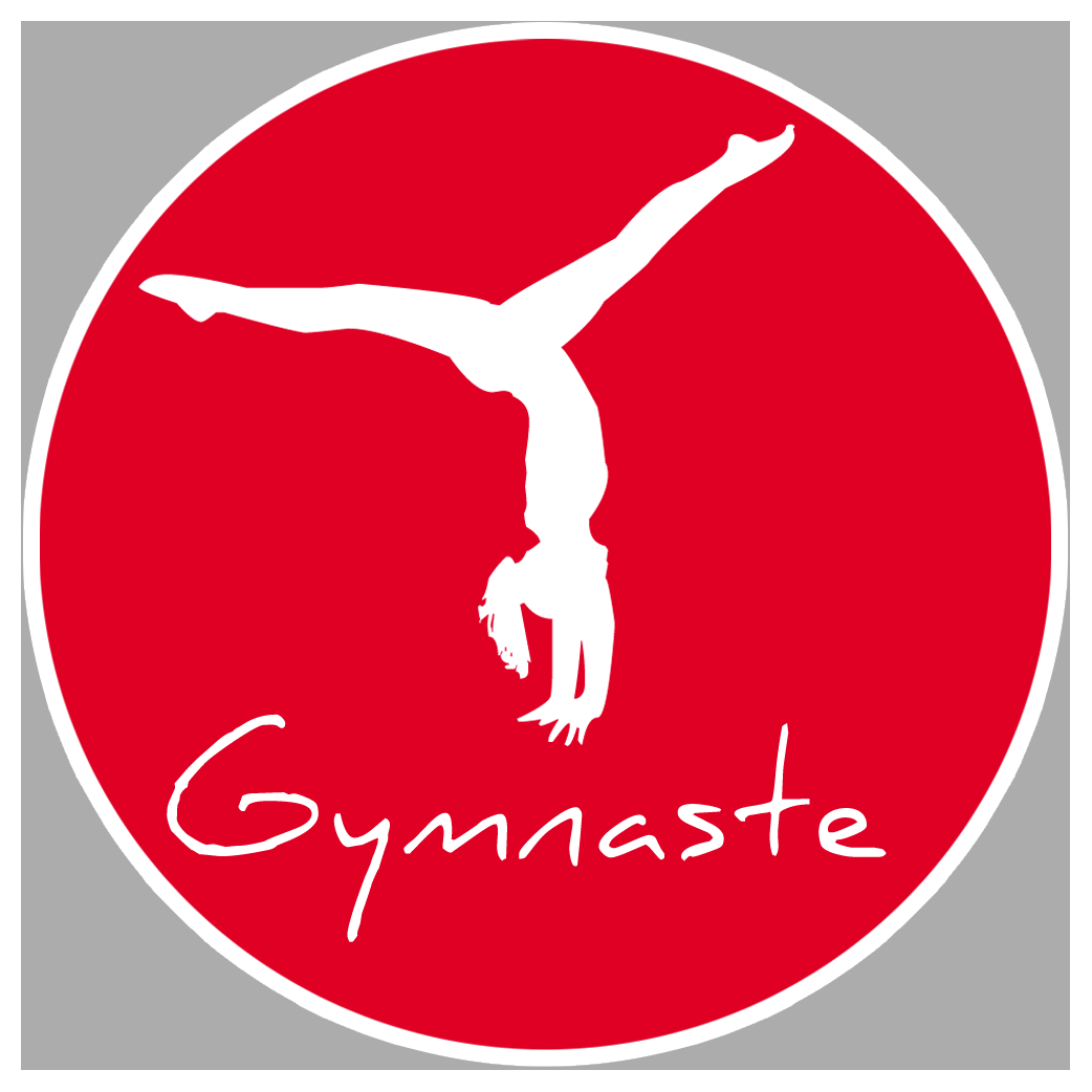 Gymnaste attitude (10cm) - Sticker/autocollant