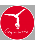 Gymnaste attitude (10cm) - Sticker/autocollant