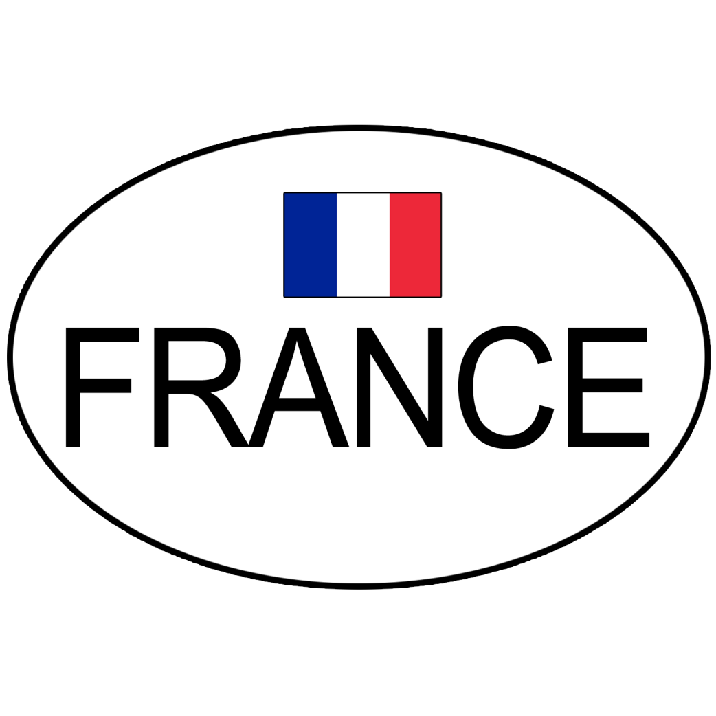 France (15x10cm) - Sticker/autocollant