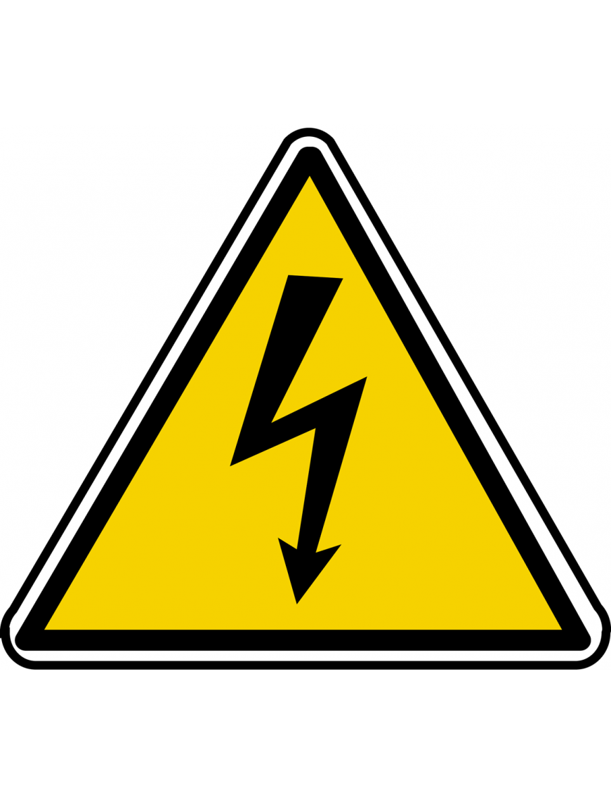 danger électrique (15x13.5cm) - Sticker/autocollant danger électrique (15x13.5cm) - Sticker/autocollant