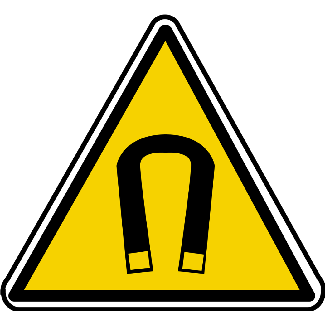 champ magnétique important (15x13.5cm) - Sticker/autocollant