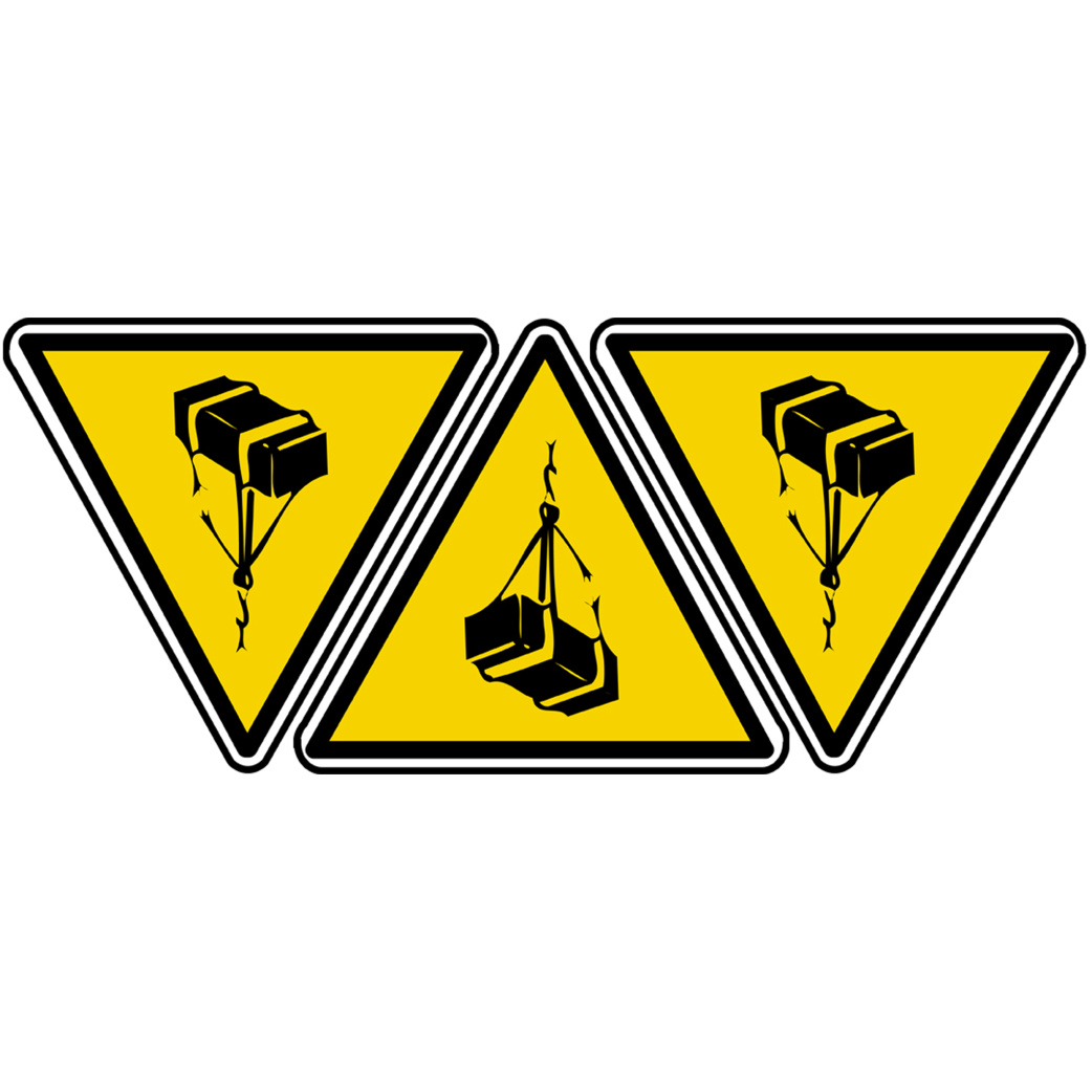 charges suspendues (3fois 5x4.5cm) - Sticker/autocollant