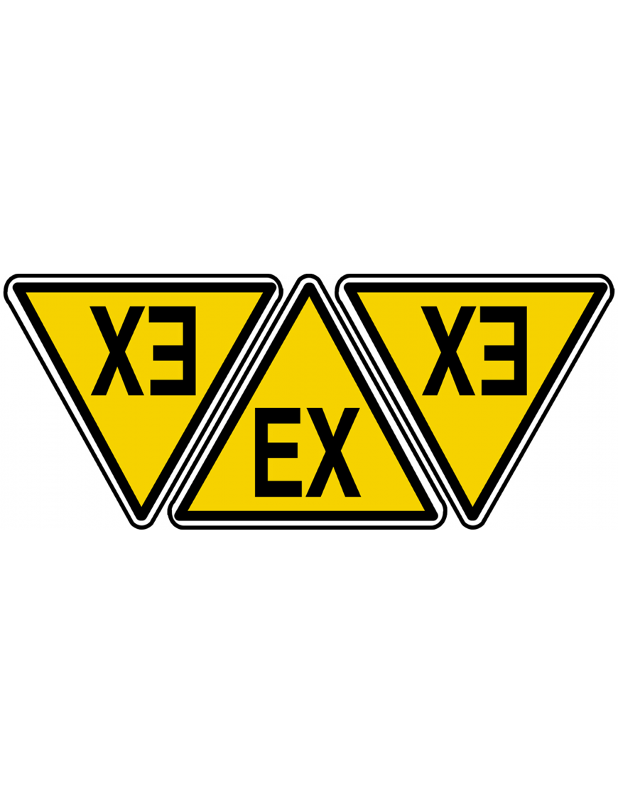 atmosphère explosif (3 fois 5x4.5cm) - Sticker/autocollant atmosphère explosif (3 fois 5x4.5cm) - Sticker/autocollant