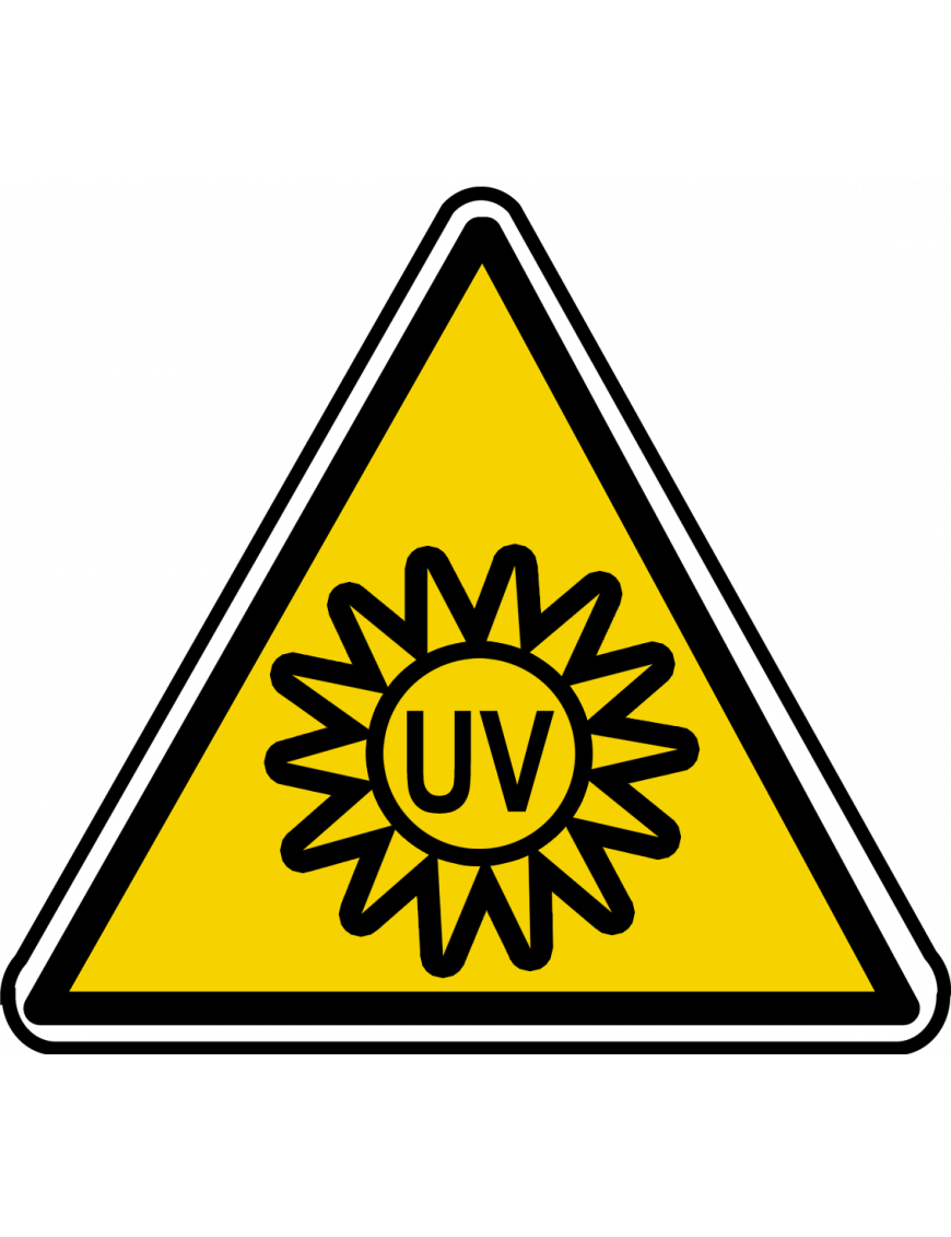lampe UV dangereuse (20x18.2cm) - Sticker/autocollant lampe UV dangereuse (20x18.2cm) - Sticker/autocollant