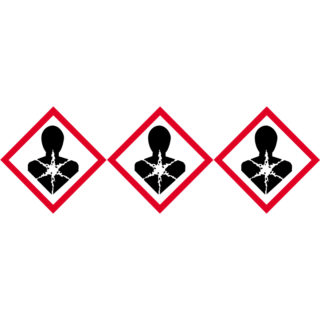 produits cancérogènes mutagènes toxiques - 3 fois 5cm - Sticker/autocollant