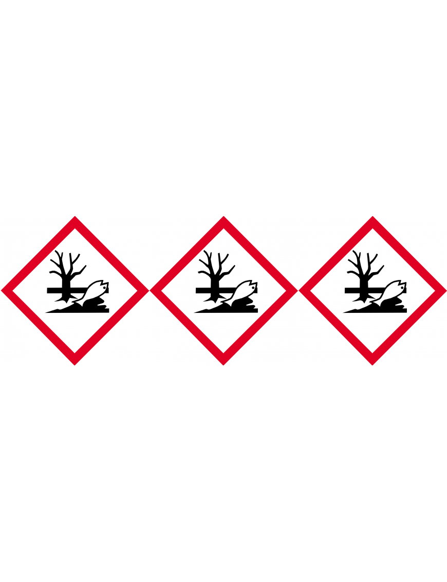 produits néfastes sur l'environnement - 3 fois 5cm - Sticker/autocollant produits néfastes sur l'environnement - 3 fois 5cm - Sticker/autocollant