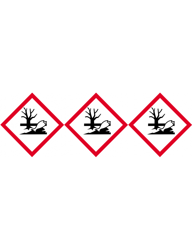 produits néfastes sur l'environnement - 3 fois 5cm - Sticker/autocollant