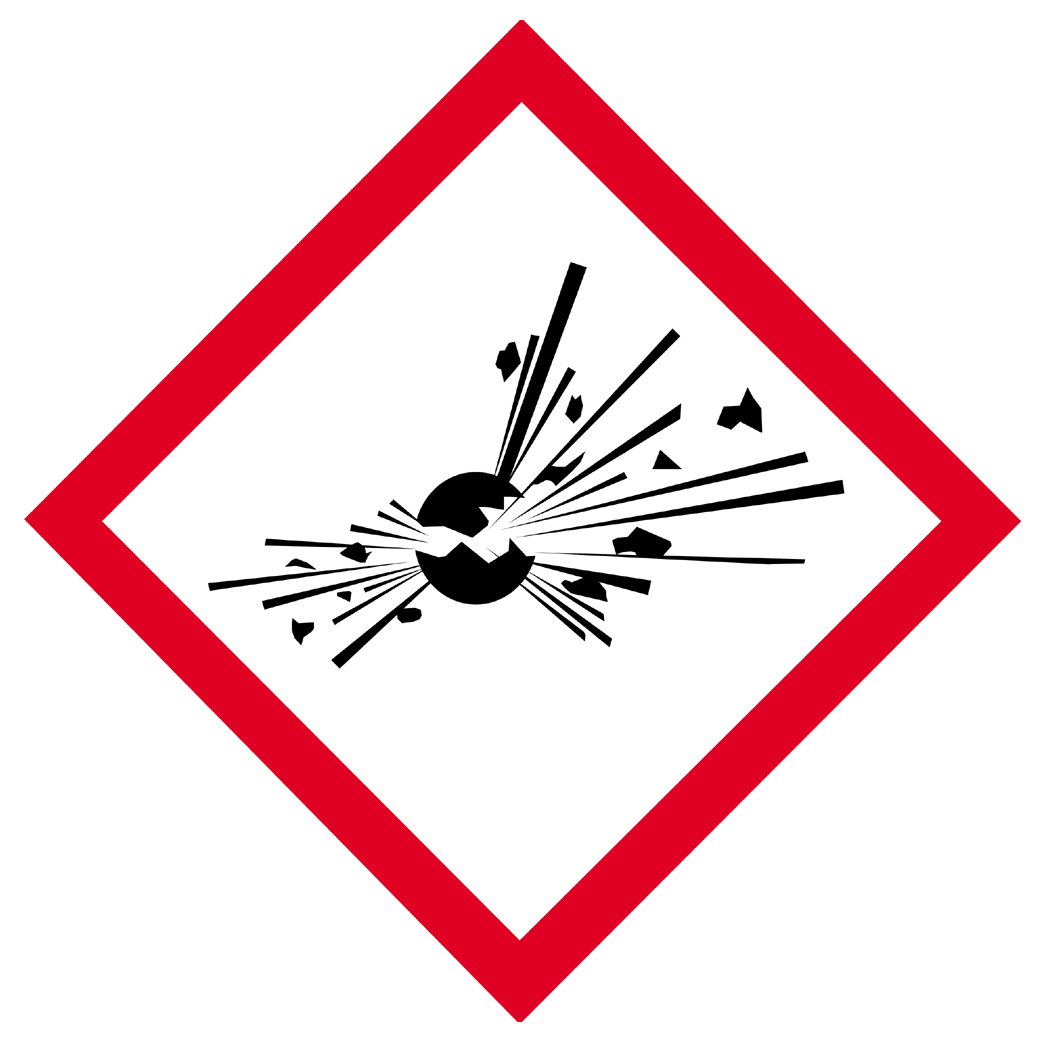 produits peuvent exploser - 15cm - Sticker/autocollant