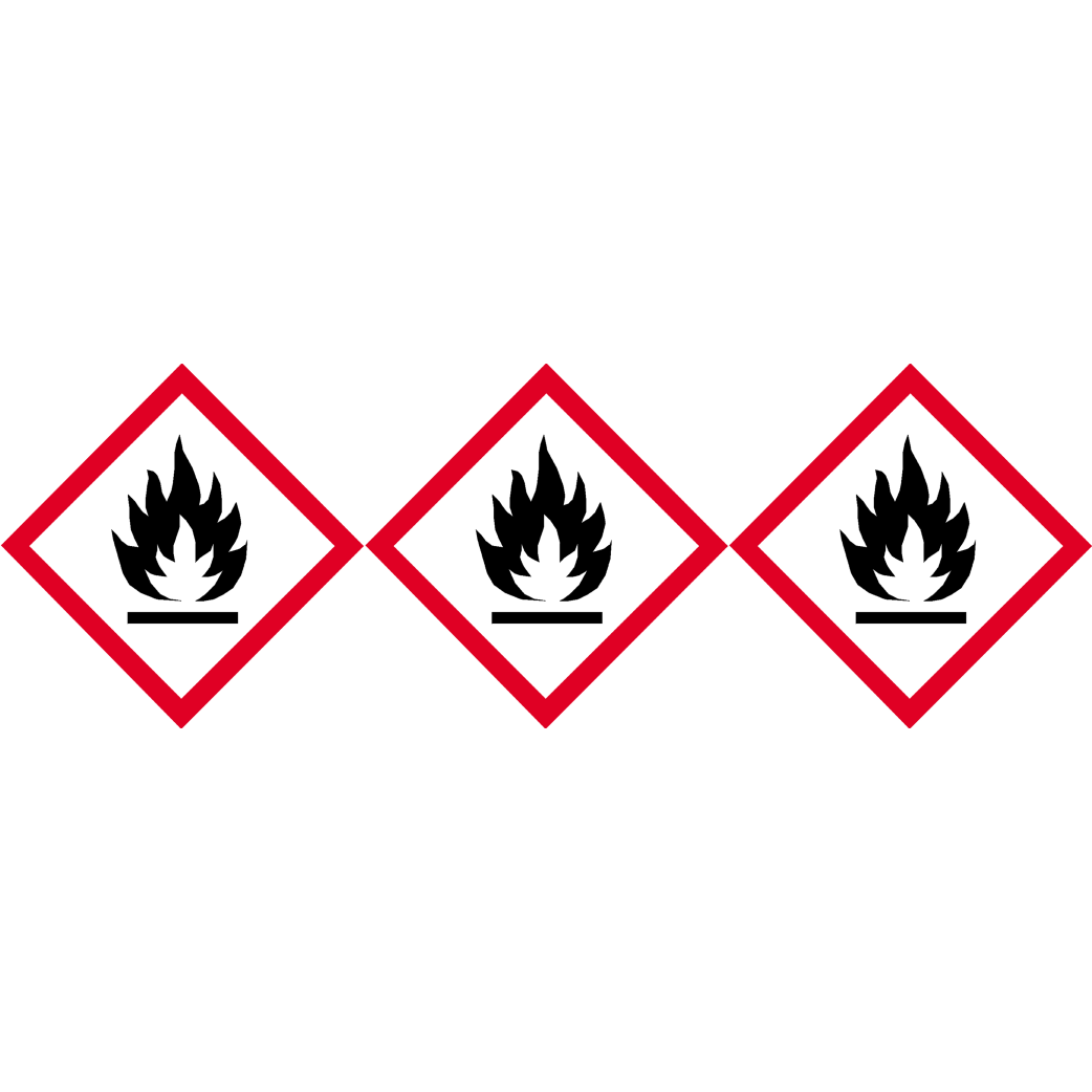 produits inflammables (3 fois 5cm) - Sticker/autocollant