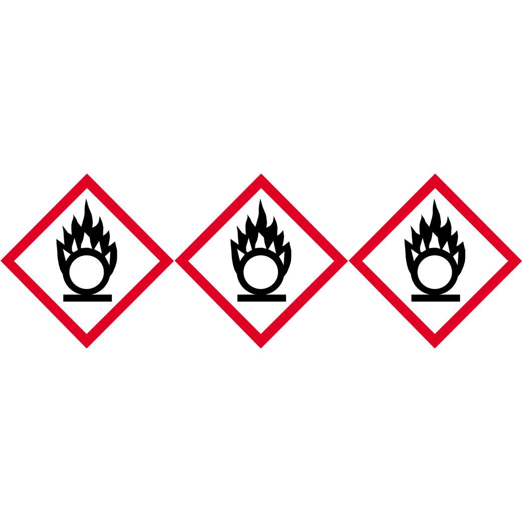 produits peut provoquer ou aggraver un incendie (3 fois 5cm) - Sticker/autocollant