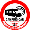 Alarme pour camping car - 15cm - Sticker/autocollant