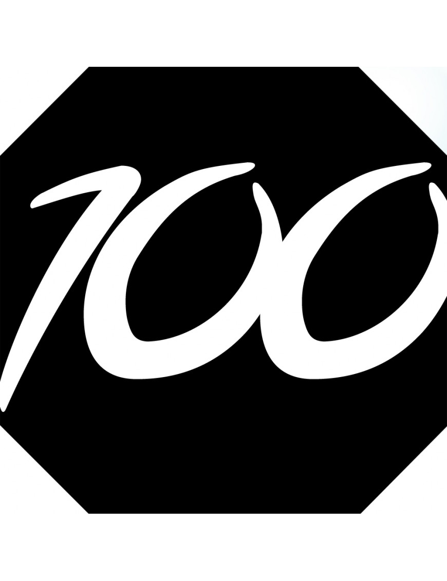 numéroderue100 - architecte 10x10cm - Sticker/autocollant numéroderue100 - architecte 10x10cm - Sticker/autocollant