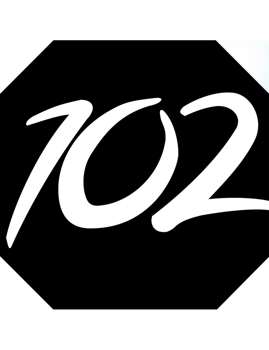 numéroderue102 - architecte 10x10cm - Sticker/autocollant numéroderue102 - architecte 10x10cm - Sticker/autocollant