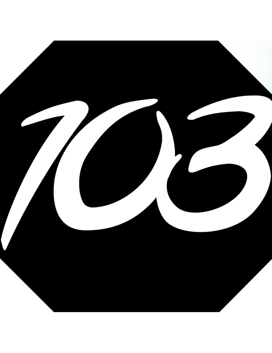 numéroderue103 - architecte 10x10cm - Sticker/autocollant numéroderue103 - architecte 10x10cm - Sticker/autocollant