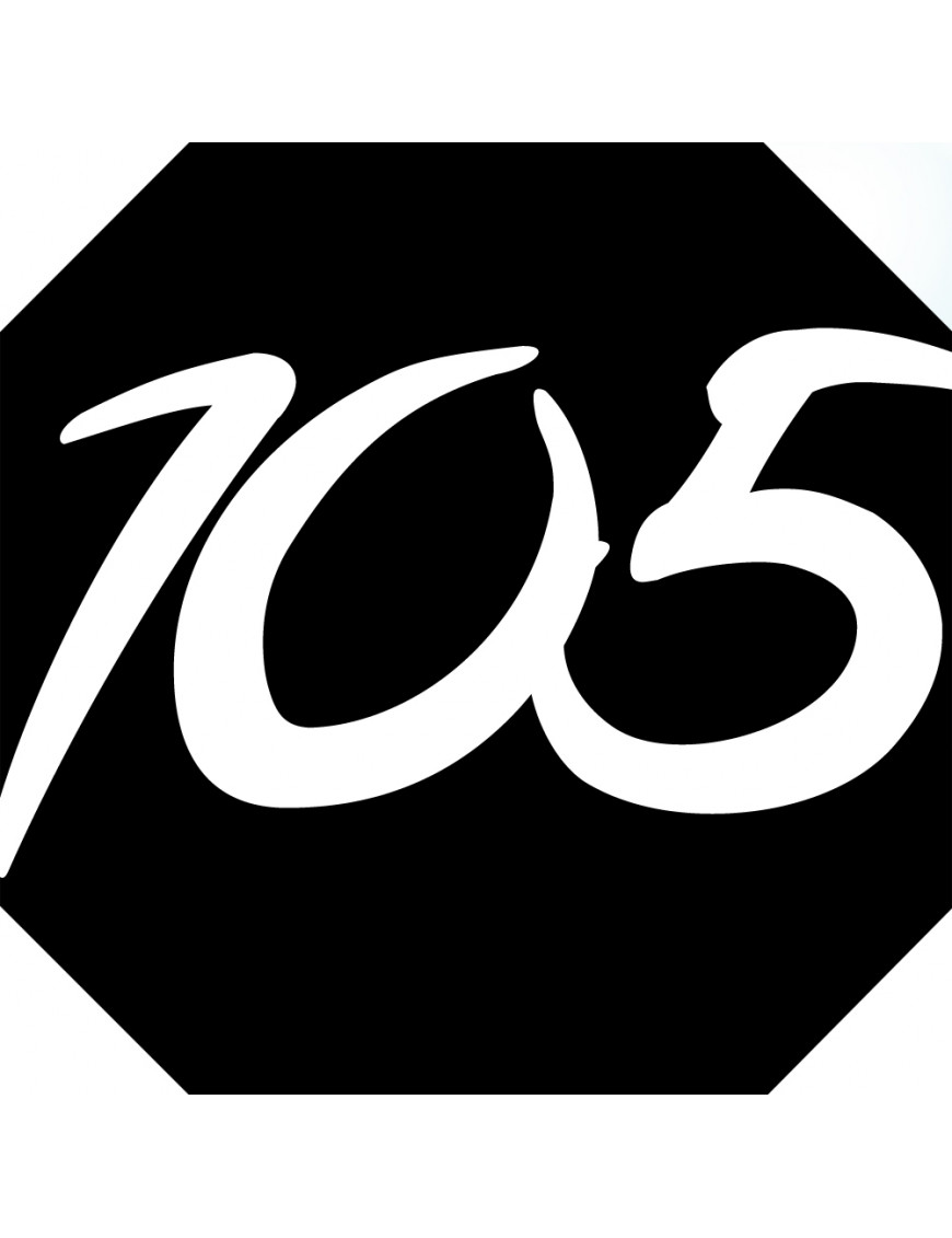 numéroderue105 - architecte 10x10cm - Sticker/autocollant numéroderue105 - architecte 10x10cm - Sticker/autocollant