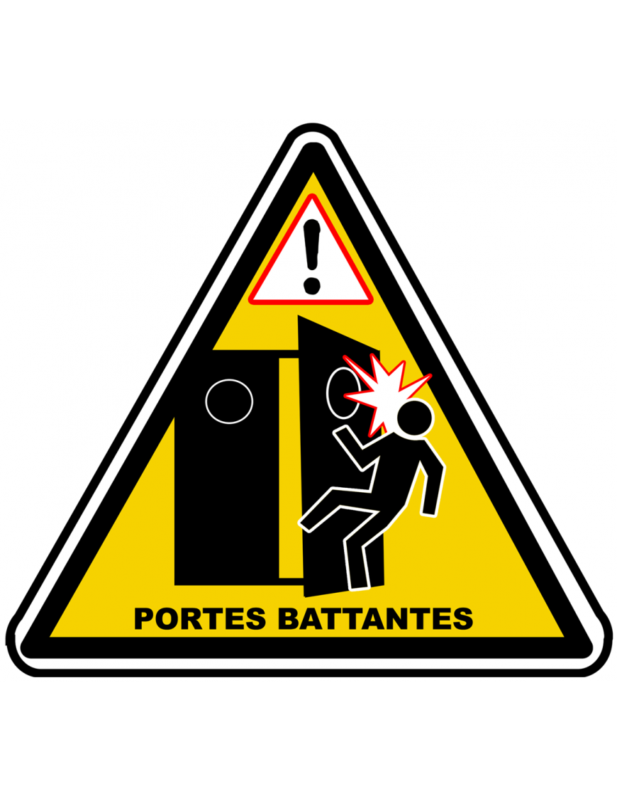 Portes Battantes (20x18.2cm) - Sticker/autocollant Portes Battantes (20x18.2cm) - Sticker/autocollant