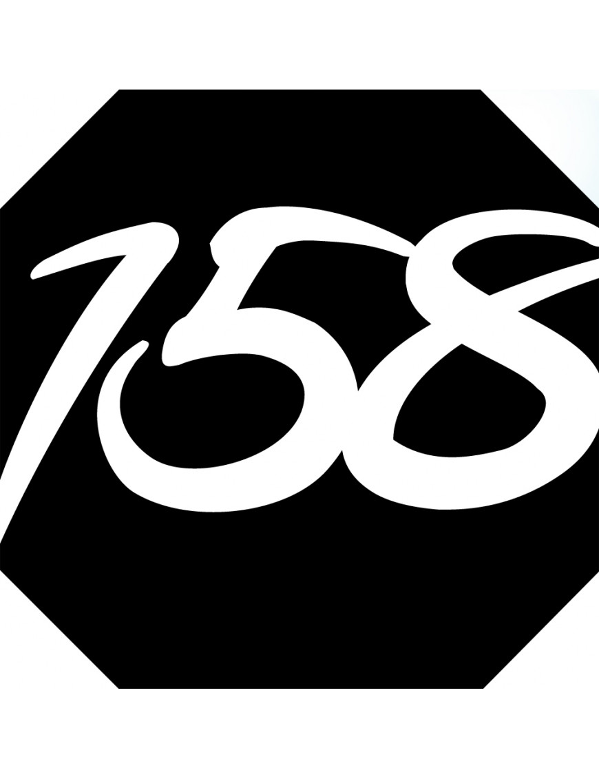 numéroderue158 - architecte 10x10cm - Sticker/autocollant numéroderue158 - architecte 10x10cm - Sticker/autocollant