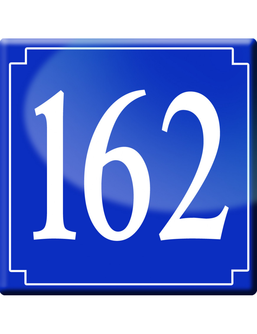 numéroderue162 - classique 10x10cm - Sticker/autocollant numéroderue162 - classique 10x10cm - Sticker/autocollant