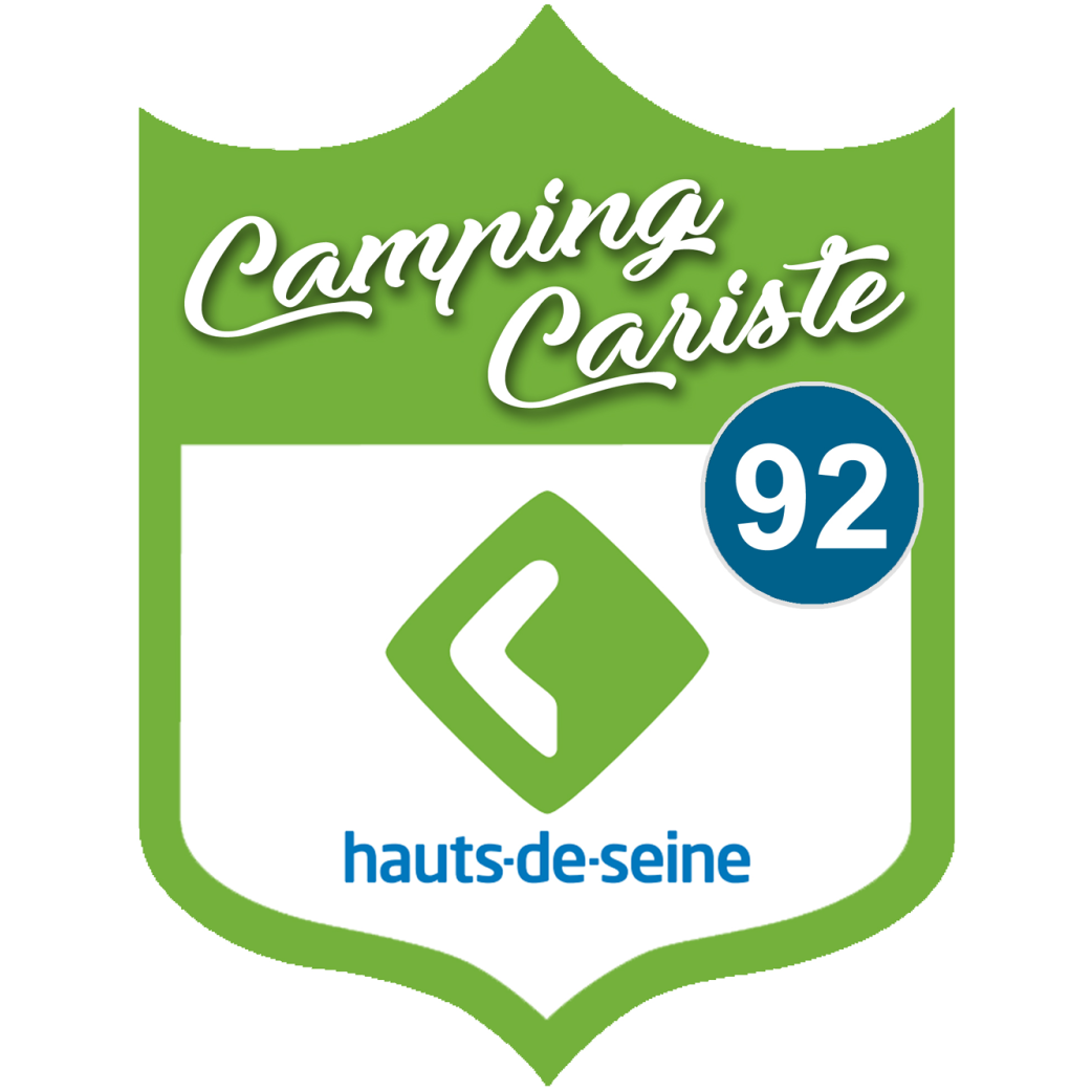 campingcariste Hauts de Seine 92 - 15x11.2cm - Sticker/autocollant