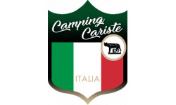 Campingcariste Italie - 20x15cm - Sticker/autocollant