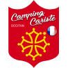 Camping cariste Occitan - 20x15cm - Sticker/autocollant