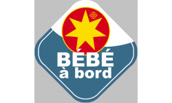 bébé à bord gars Occitan - 15cm - Sticker/autocollant